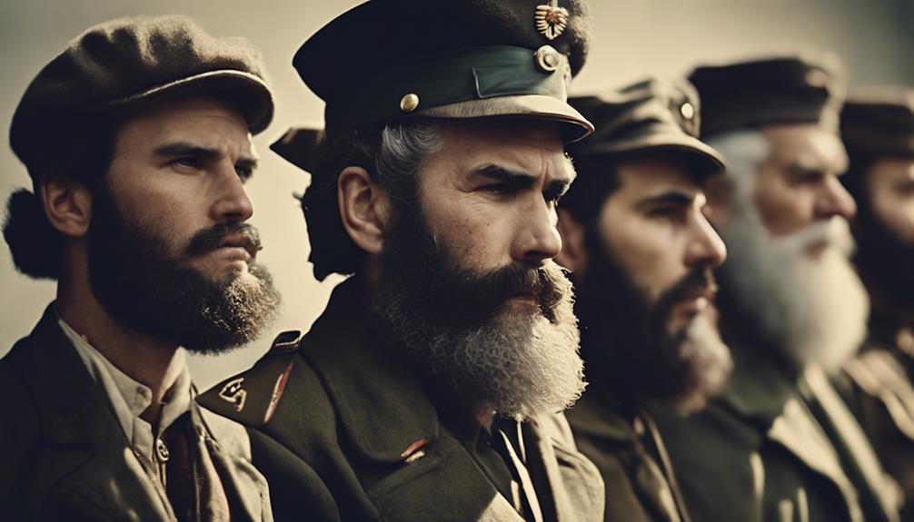 revolutionary leaders and their facial hair